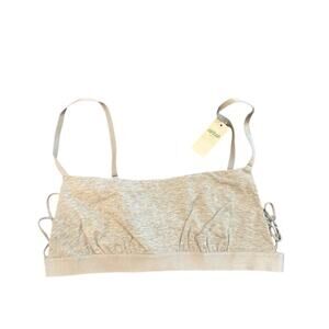 aerie Aerie Women's Adjustable Strap Bandeau Bralette - Heather Gray Size M